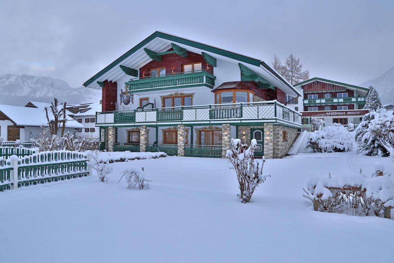 Ferienwohnung Gästehaus - Apart Braito Grän Exterior foto